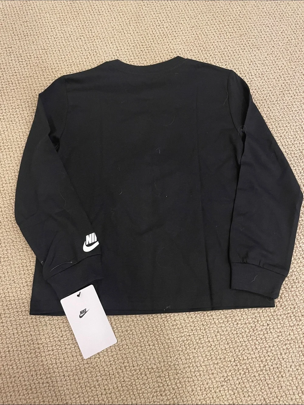 🆕 Nike - Boys Long-Sleeve Tee with Colorful Ice Cream & Sports Graphic - Sz 7